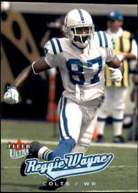 Reggie Wayne #6 Football Cards 2005 Ultra