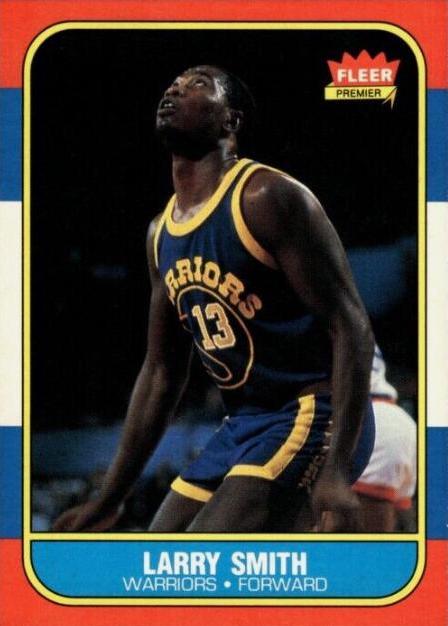 Larry Smith #104 Basketball Cards 1986 Fleer