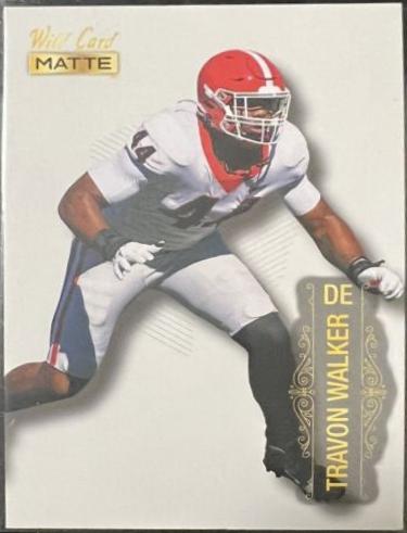 Travon Walker #MB-112 Football Cards 2022 Wild Card Matte