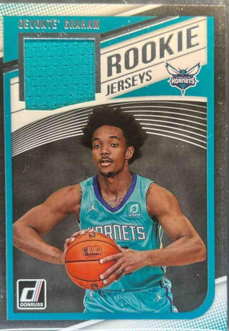 Devonte' Graham #RJ-DGR 2018 Panini Donruss Rookie Jerseys Basketball