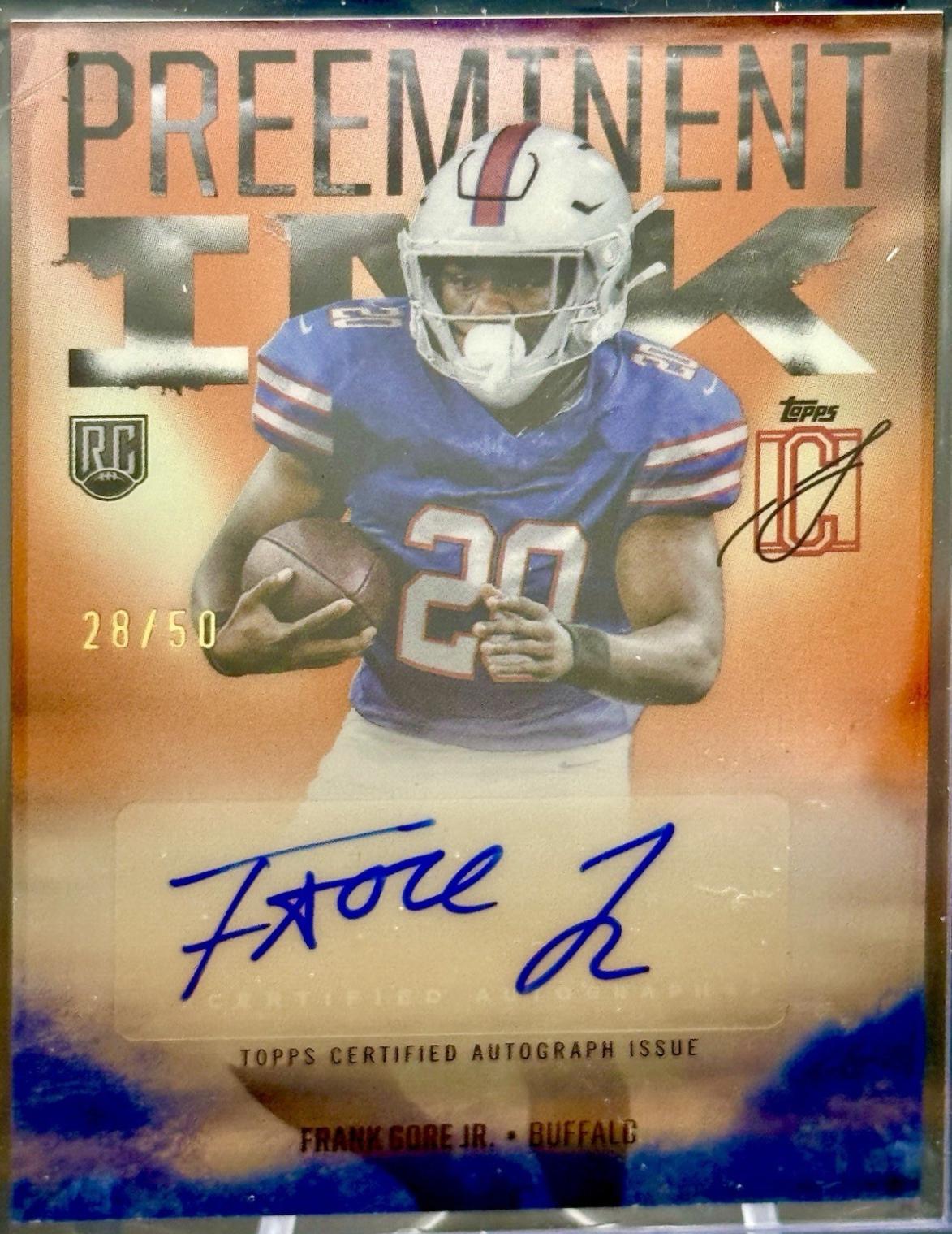 Frank Gore Jr. [Orange] #PI-FG