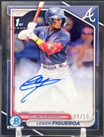 Leiker Figueroa [Black Refractor] #CPA-LF