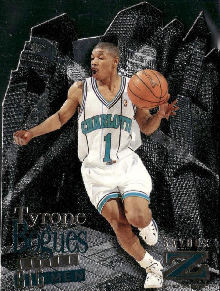 Tyrone Bogues #3 Basketball Cards 1996 Skybox Z Force Little Big Men