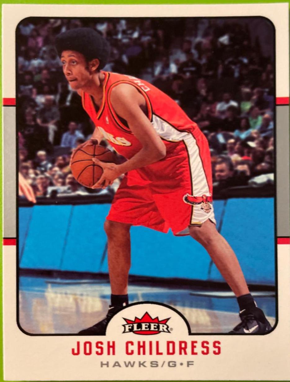 Josh Childress #1 Basketball Cards 2006 Fleer