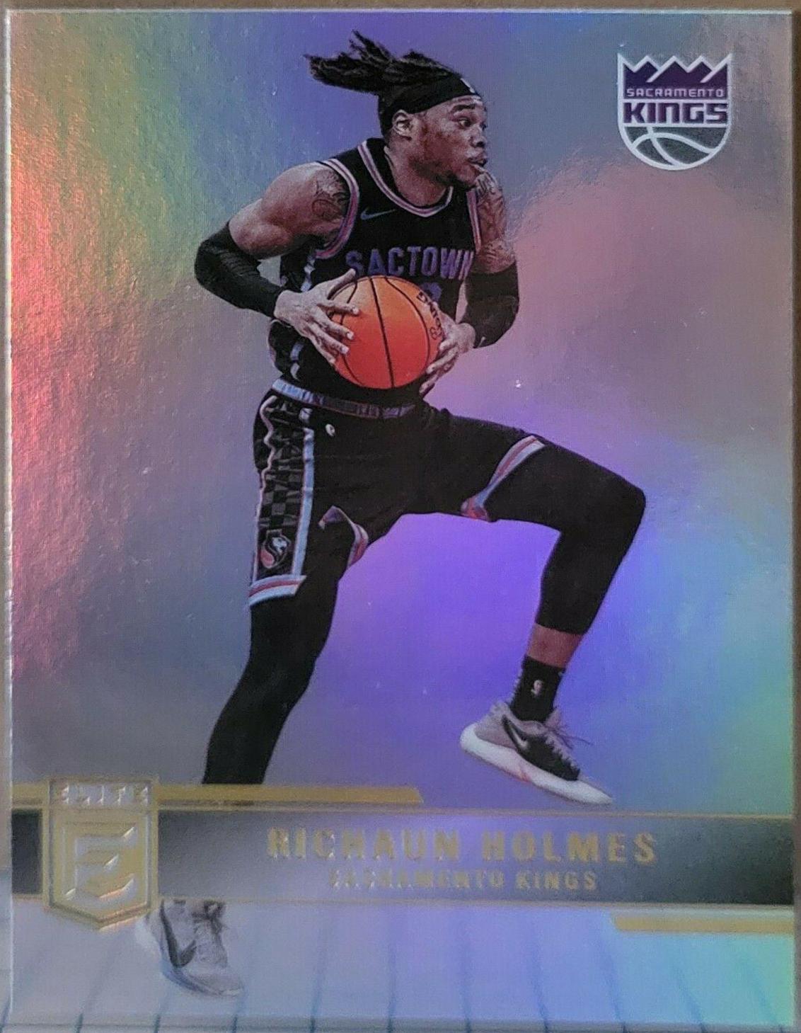 Richaun Holmes #3 Basketball Cards 2021 Panini Donruss Elite