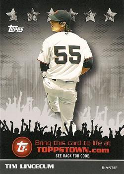 Tim Lincecum #TTT22 Baseball Cards 2009 Topps Toppstown