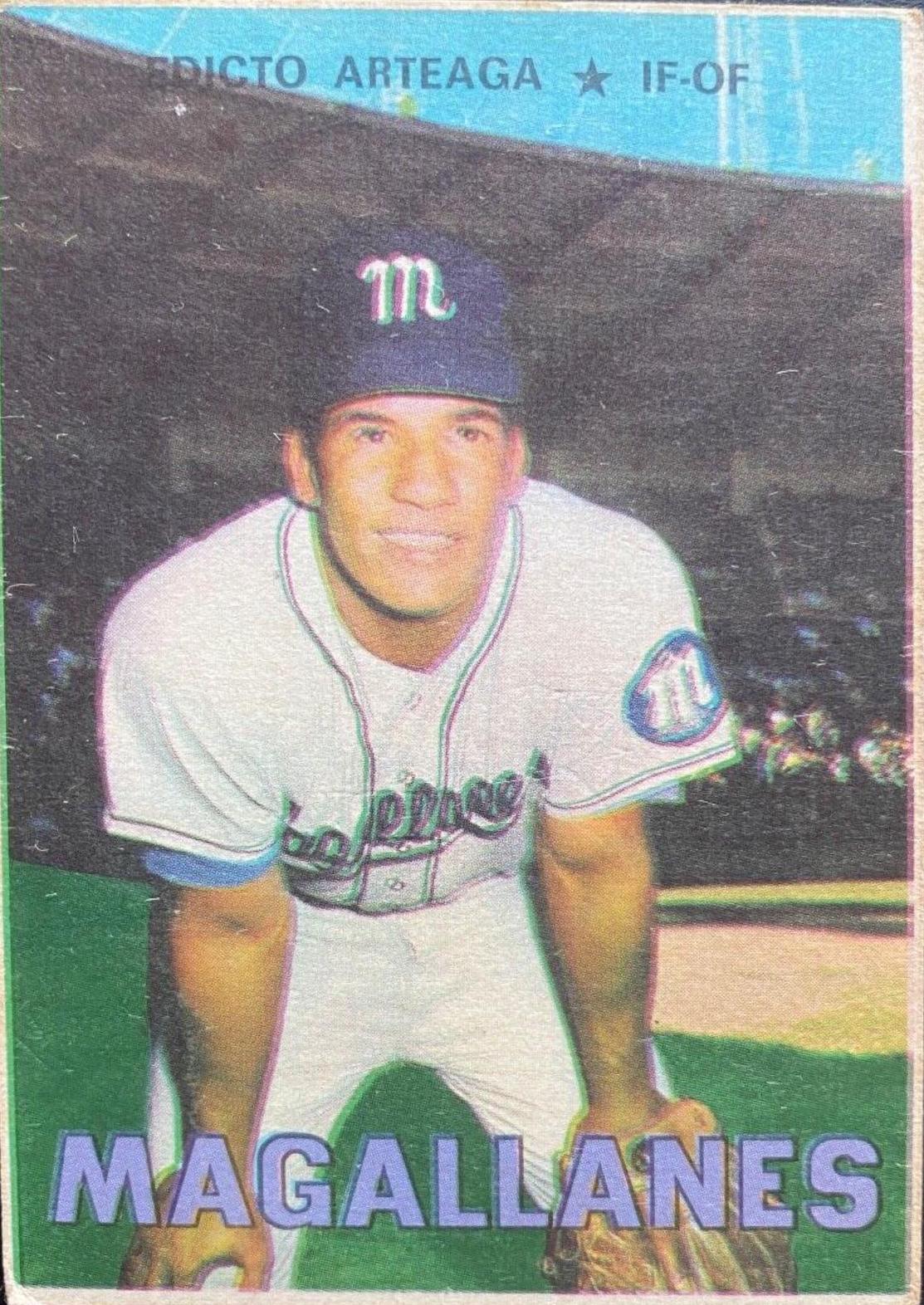 Edicto Arteaga #43 Baseball Cards 1967 Venezuela Topps