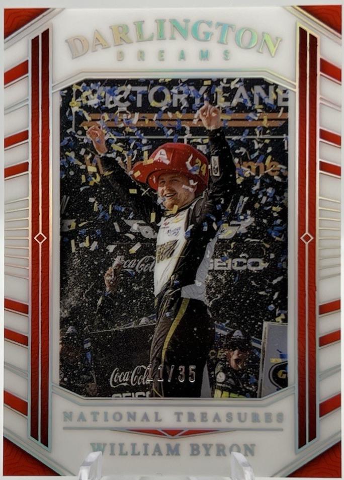 William Byron #3 Racing Cards 2024 Panini National Treasures NASCAR Darlington Dreams