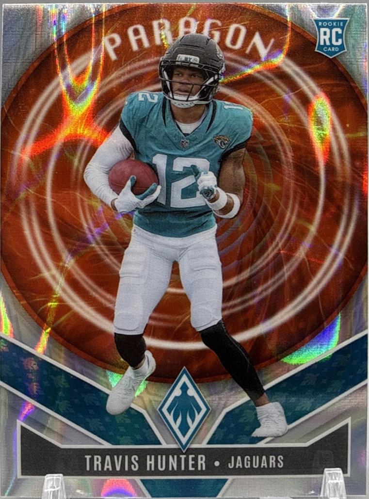 2025 Panini Phoenix Paragon Travis Hunter [Silver Lava] #12 card