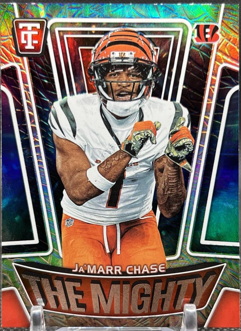 Ja'Marr Chase #4 Football Cards 2024 Panini Totally Certified The Mighty