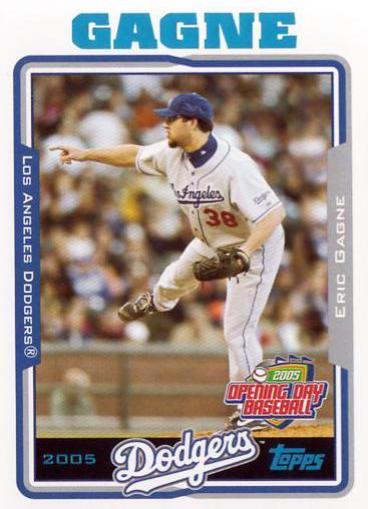 Eric Gagne #54 Baseball Cards 2005 Topps Opening Day