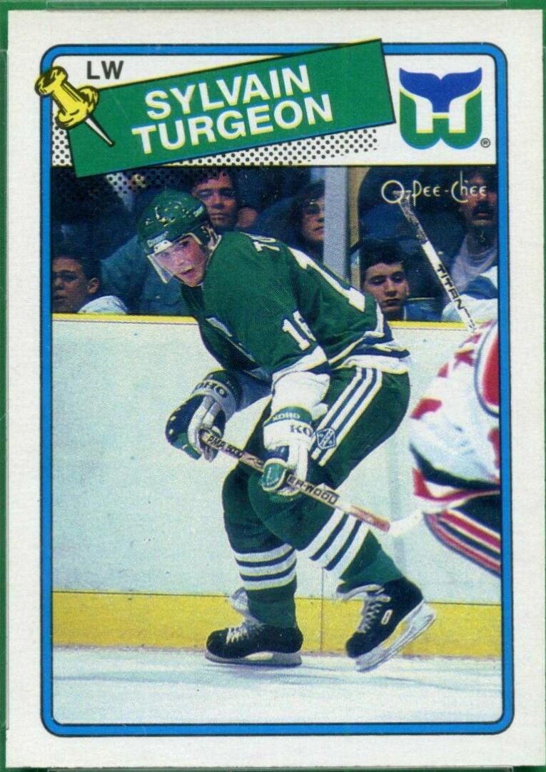 Sylvain Turgeon #24 Hockey Cards 1988 O-Pee-Chee