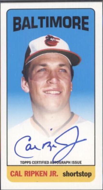 Cal Ripken Jr. #MTACR 2013 Topps Archives Mini Tall Boy Baseball