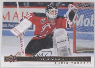 Chris Terreri #C-16 Hockey Cards 2020 SP Signature Edition Legends UD Canvas