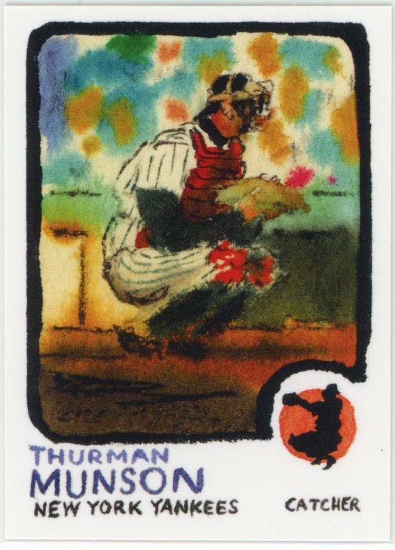 Thurman Munson [Topps Logo Laminate] #39