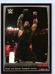 Roman Reigns #85 Wrestling Cards 2015 Topps WWE Road to Wrestlemania