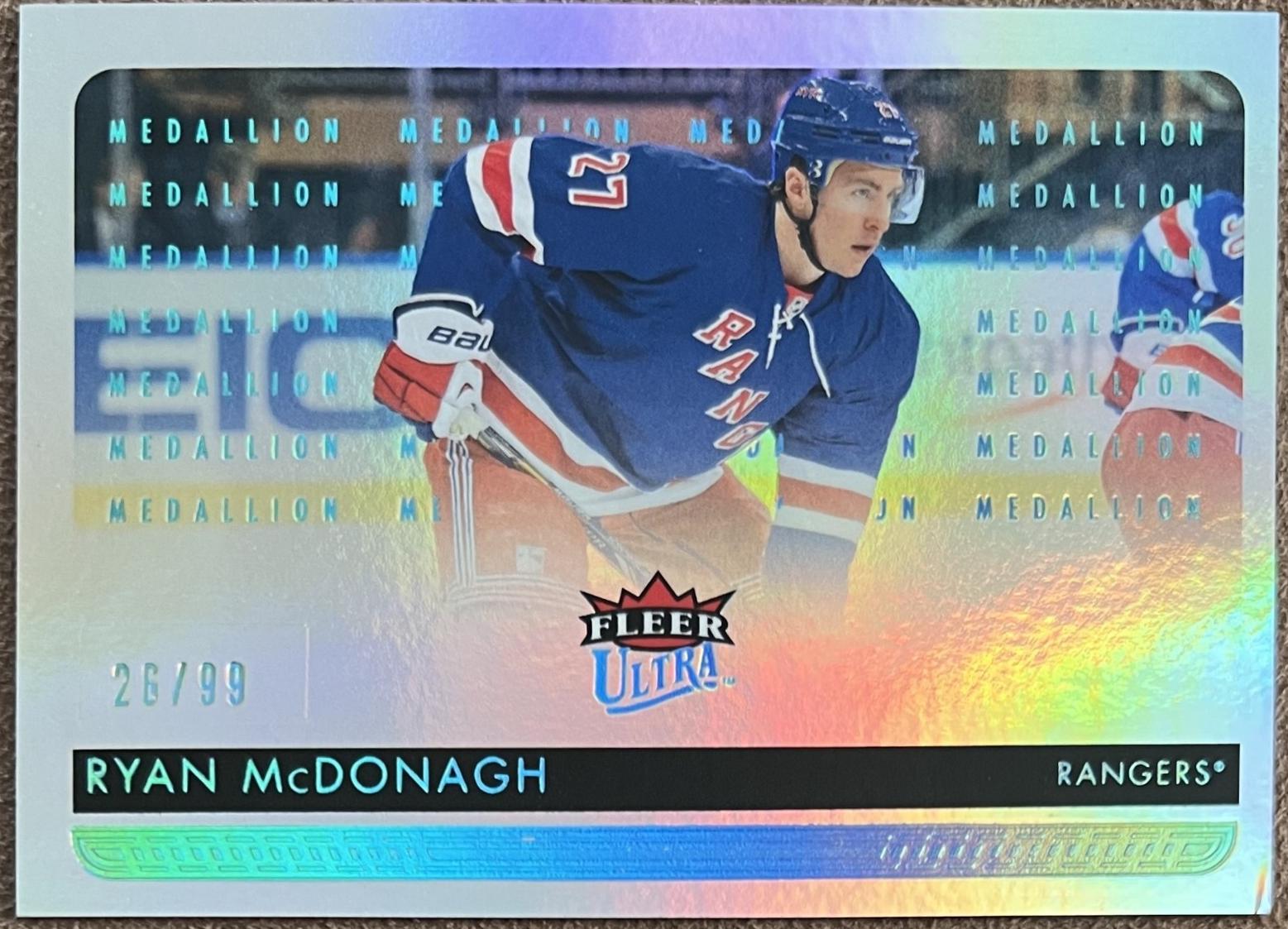 Ryan McDonagh #117 2014-15 Ultra Hockey