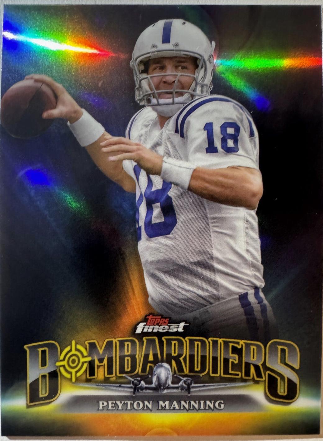 Peyton Manning #BB-15 Football Cards 2024 Topps Finest Bombadiers
