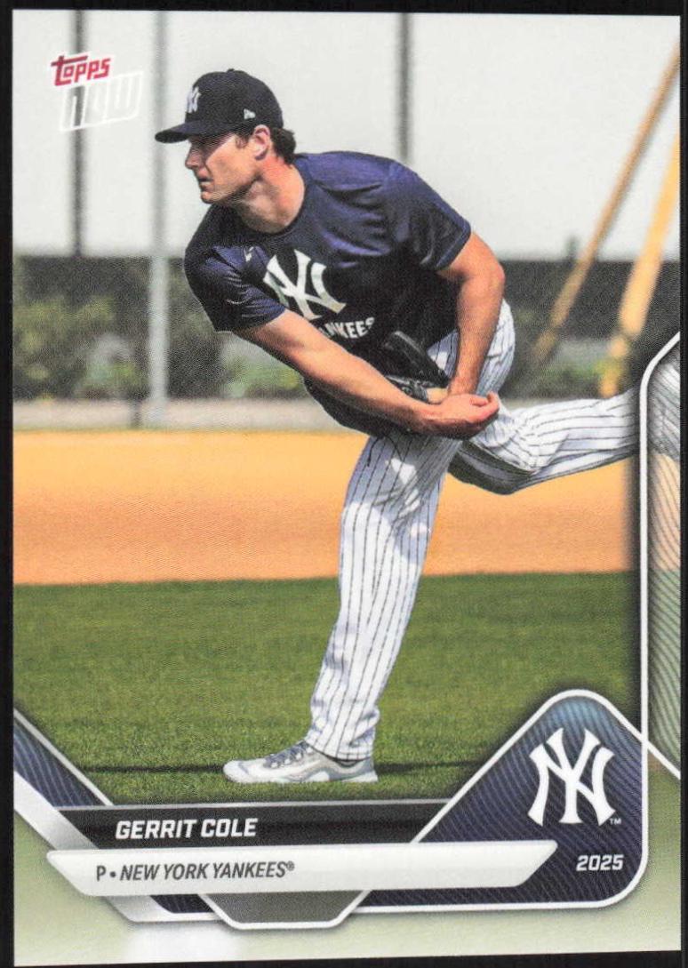 Gerrit Cole #OD-22 2025 Topps Now Road To Opening Day Baseball