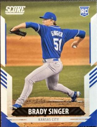 Brady Singer #7 Baseball Cards 2021 Panini Chronicles Score