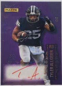 Tyler Allgeier #MB-A 2022 Wild Card Matte Autographs Football