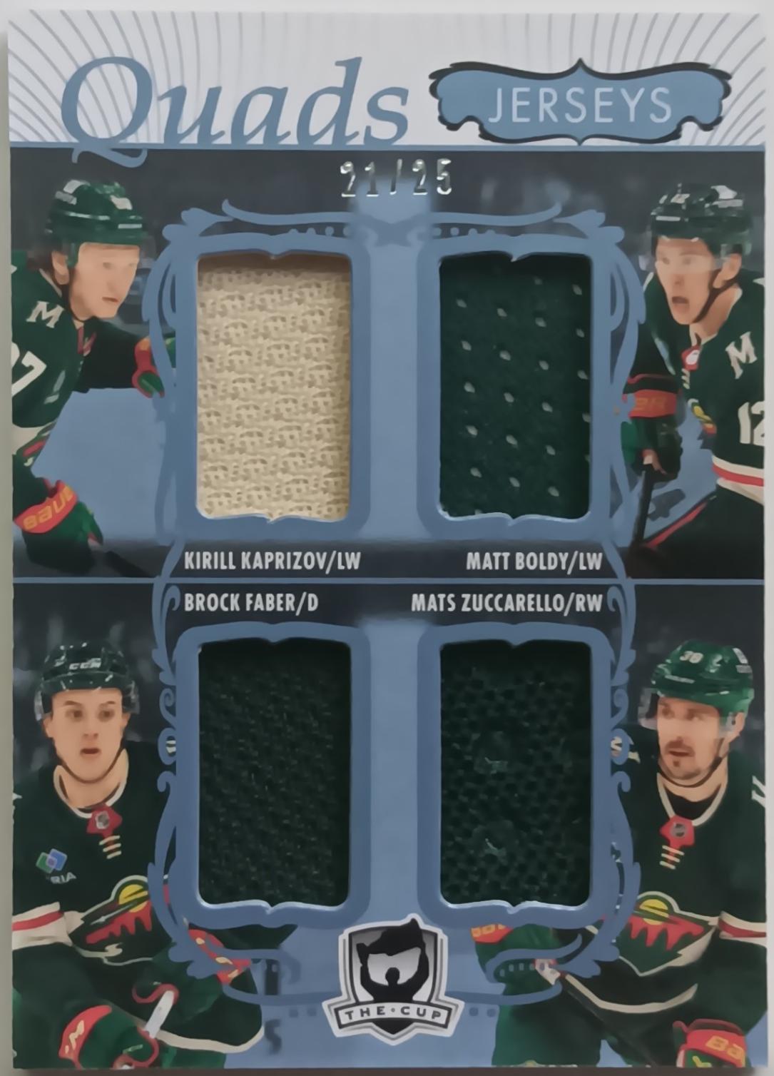 Kirill Kaprizov / Matt Boldy / Brock Faber / Mats Zuccarello #C4-ZBKF