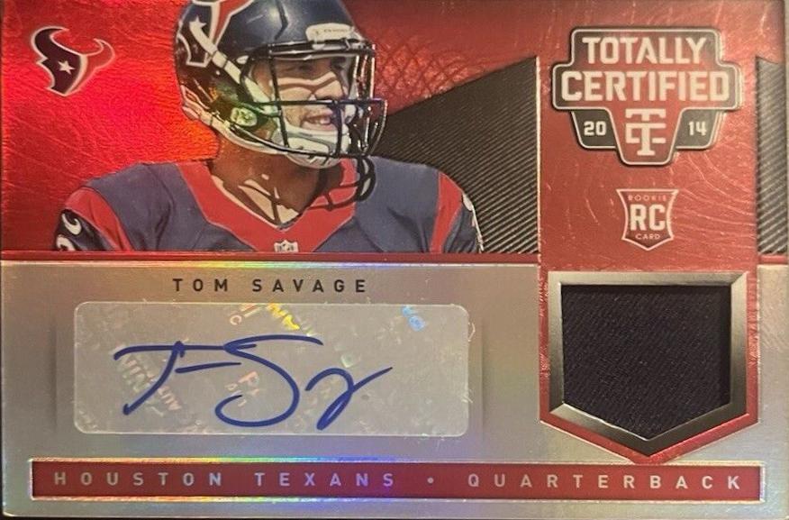 Tom Savage [Autograph Jersey Mirror Red] #174