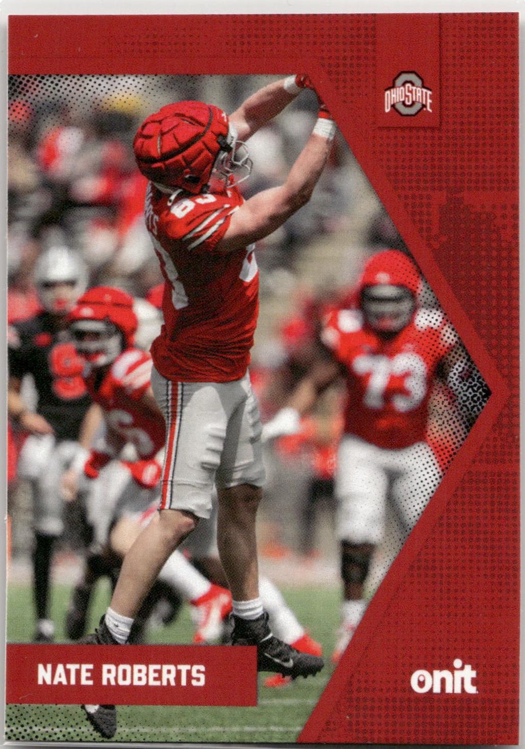 Nate Roberts #B-72 2025 Onit Athlete Ohio State Buckeyes Football