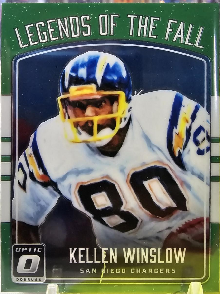 Kellen Winslow #9 Football Cards 2016 Panini Donruss Optic Legends of the Fall