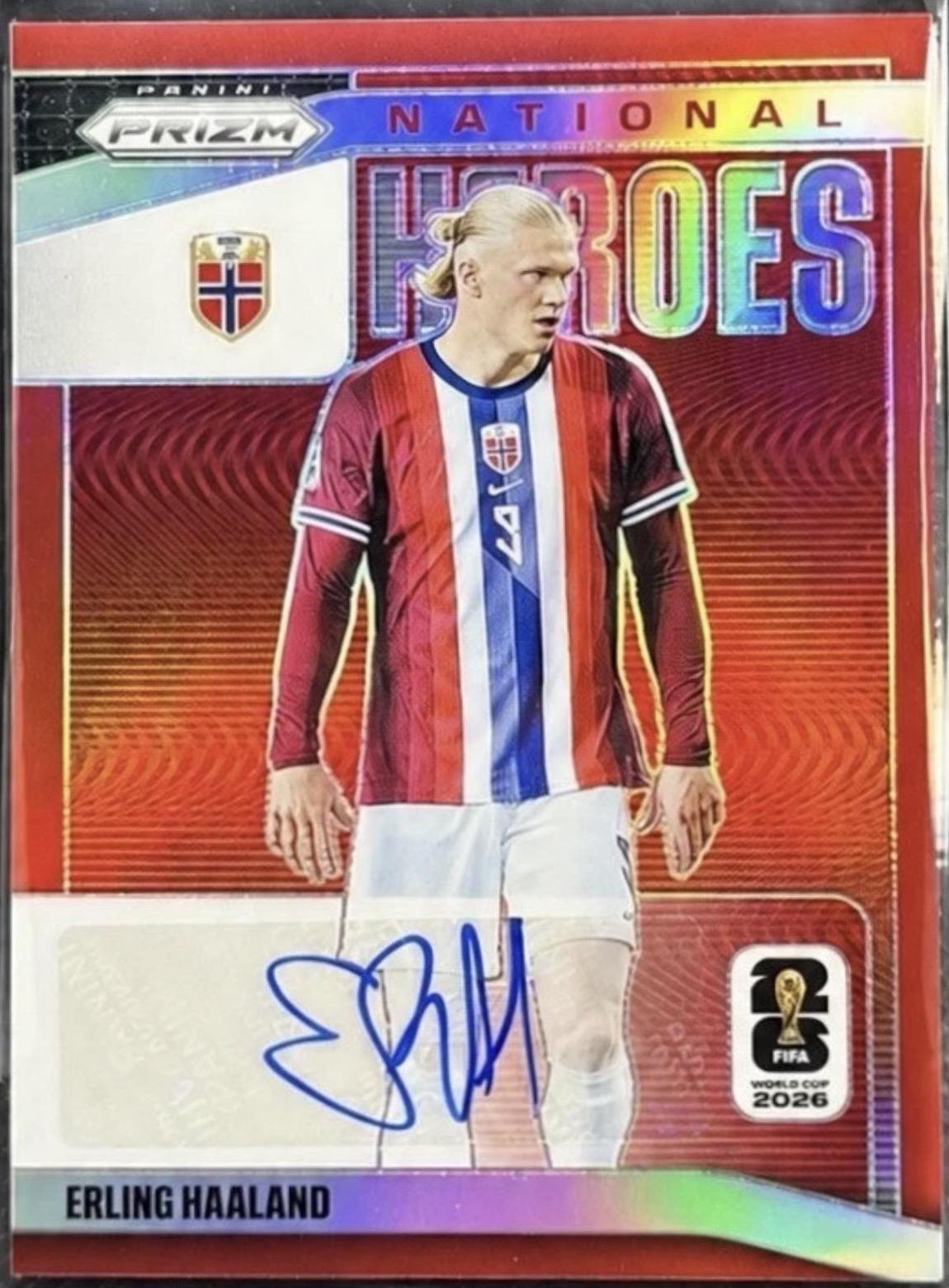 Erling Haaland #6 2026 Panini Prizm FIFA National Heroes