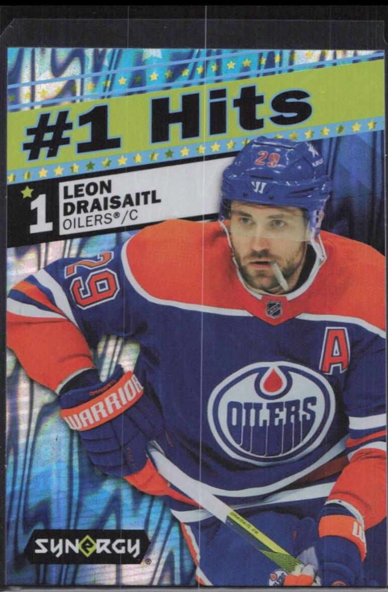 Leon Draisaitl #1H-8 Hockey Cards 2024 Upper Deck Synergy Number 1 Hit