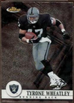 Tyrone Wheatley #14 Football Cards 2001 Topps Finest