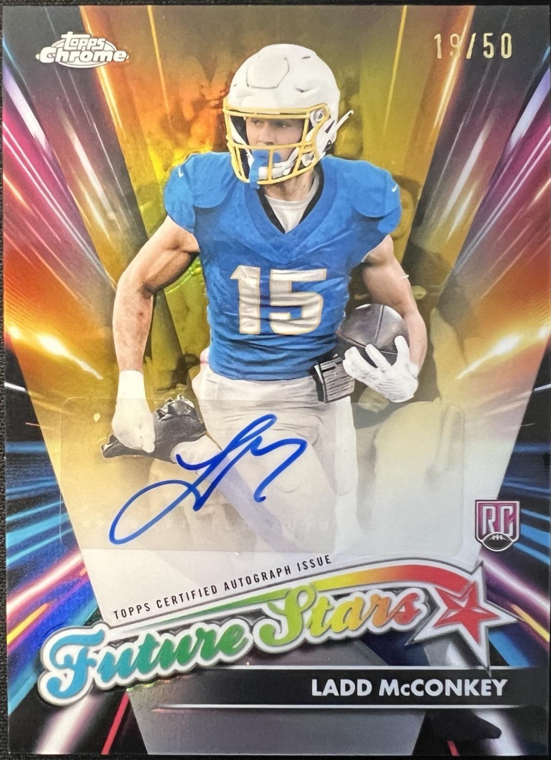 Ladd McConkey [Gold Refractor] #FSA-LM