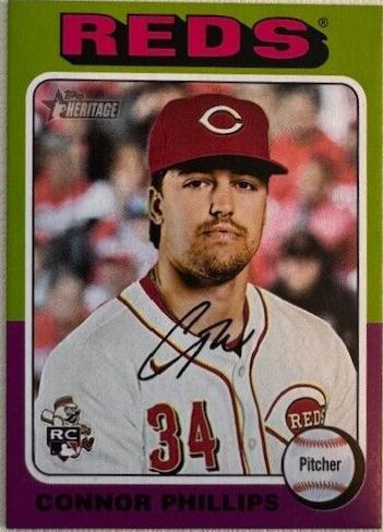 Connor Phillips #674 Baseball Cards 2024 Topps Heritage Mini