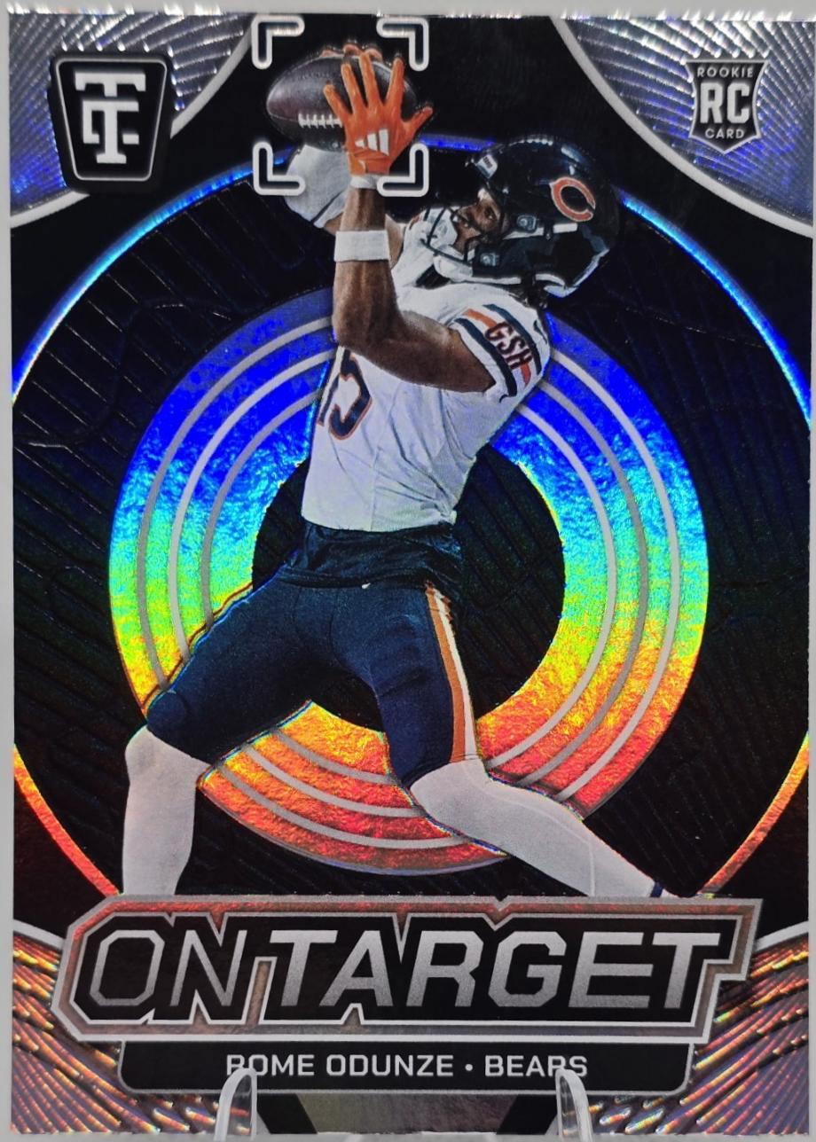 Rome Odunze #1 Football Cards 2024 Panini Totally Certified On Target