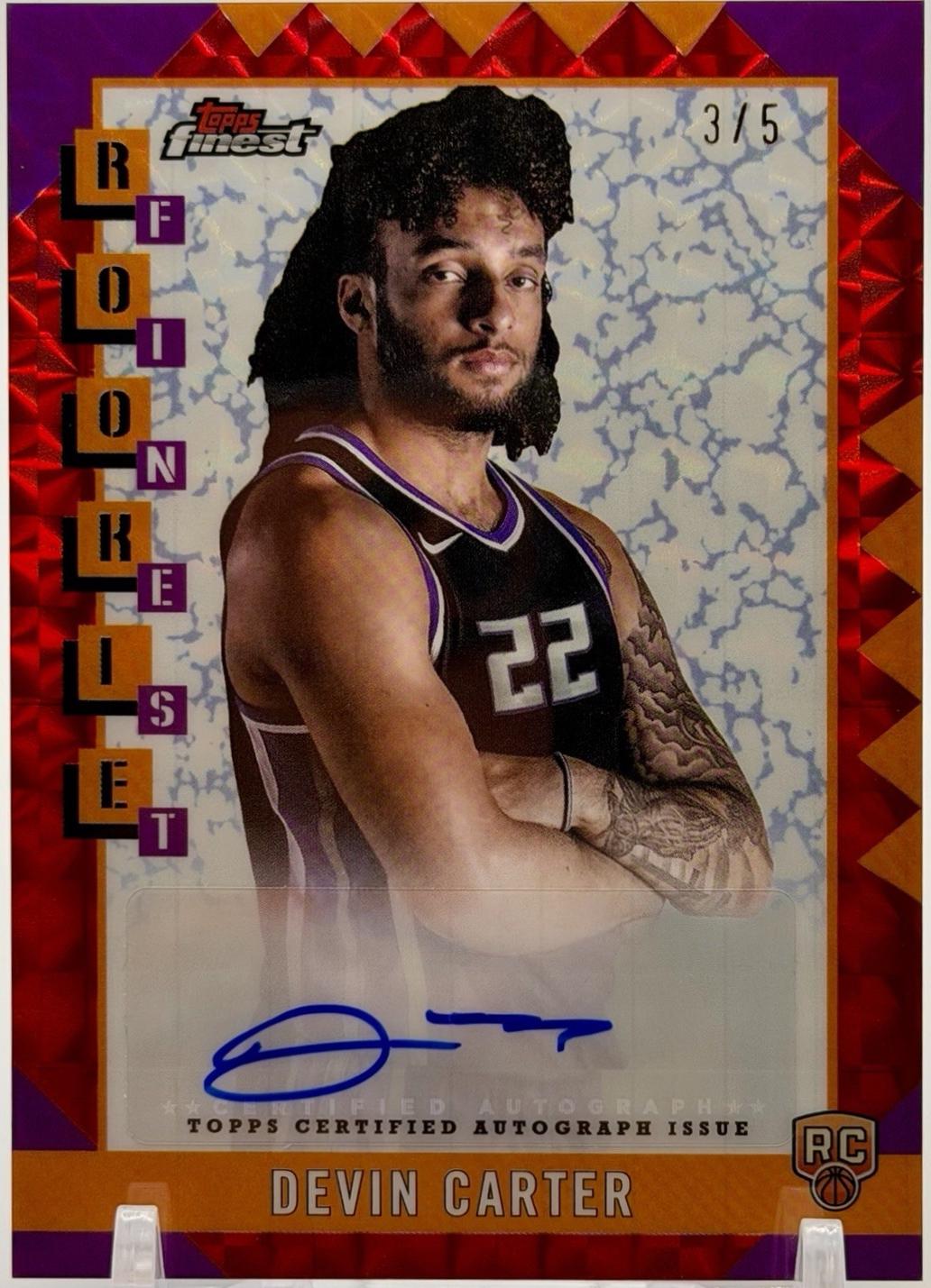 Devin Carter [Red Refractor] #RFA-DC