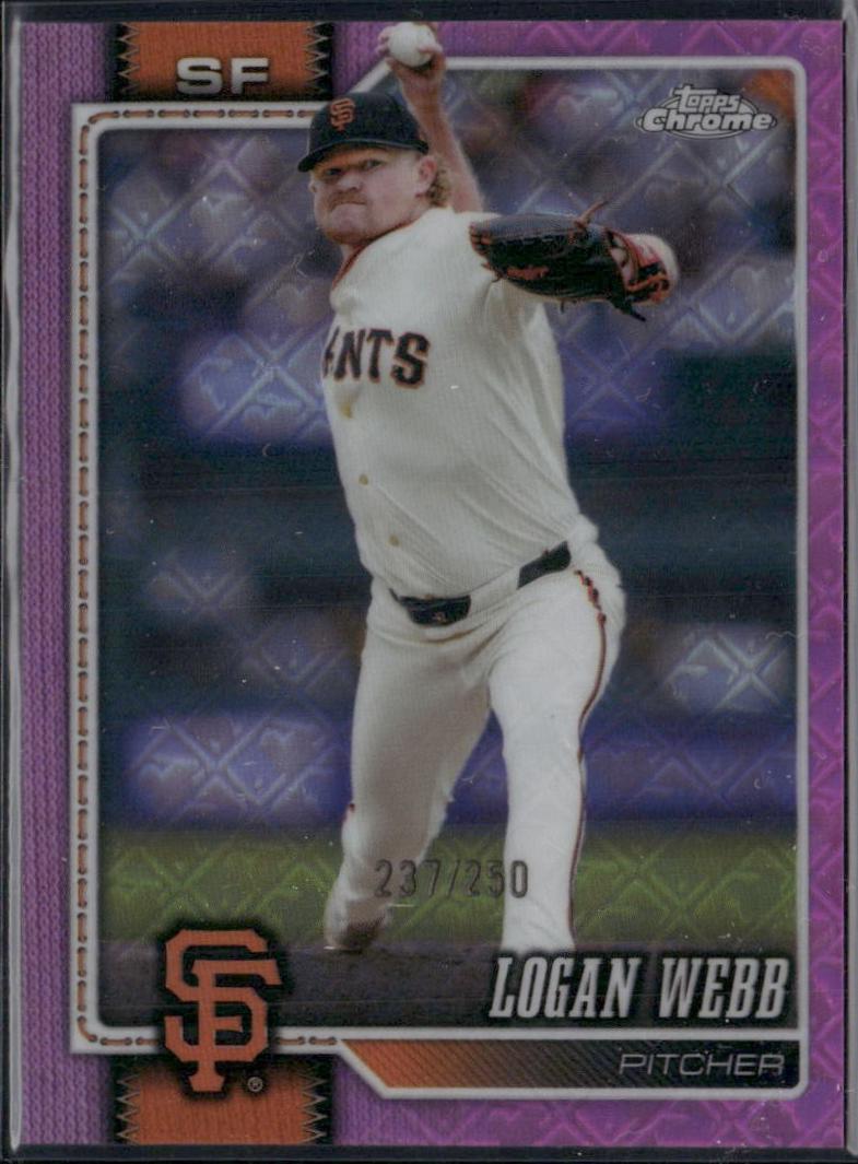Logan Webb #238 2026 Topps Chrome Logofractor Baseball
