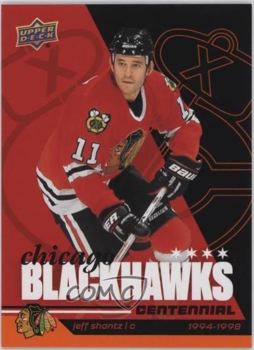Jeff Shantz #15 2025 Upper Deck Chicago Blackhawks Centennial Hockey