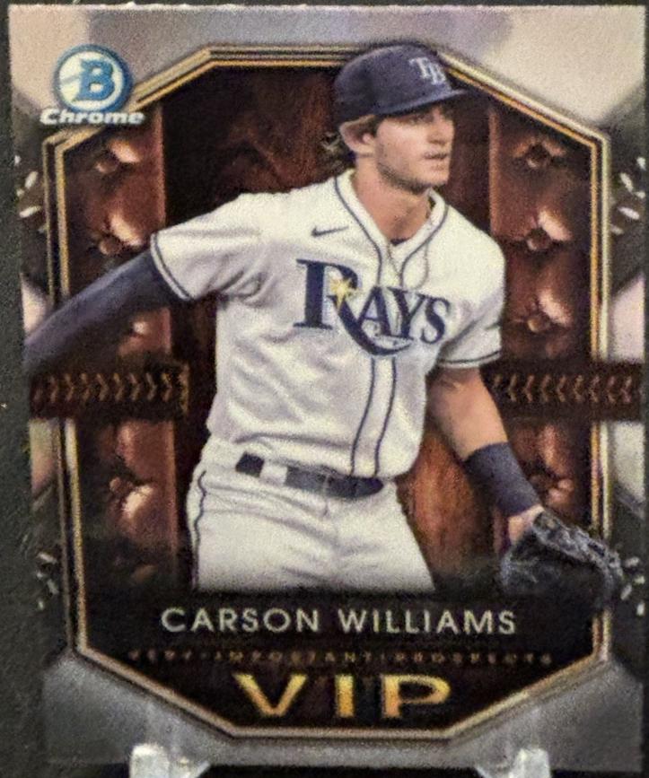 Carson Williams #VIP-1 Baseball Cards 2025 Bowman Very Important Prospects