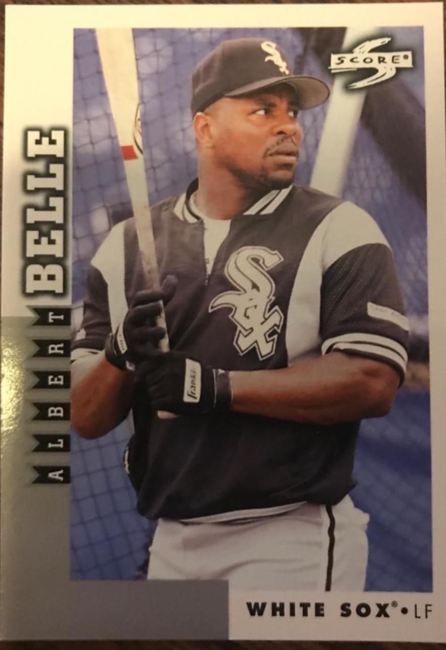Albert Belle #36 Baseball Cards 1998 Score Rookie Traded