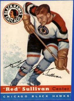 George Sullivan #42 Hockey Cards 1954 Topps
