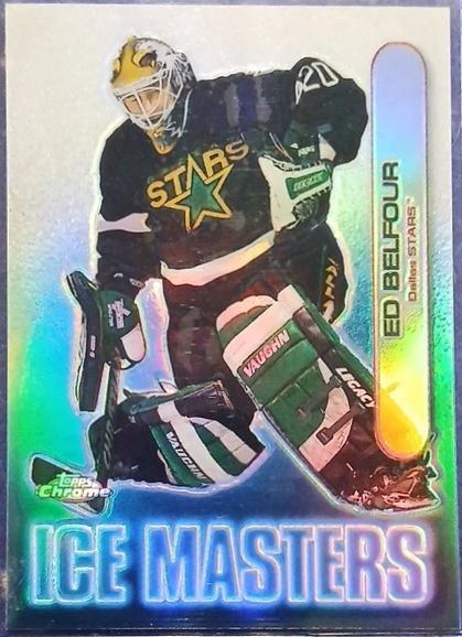Ed Belfour #IM16 1999-00 Topps Chrome Hockey Ice Masters