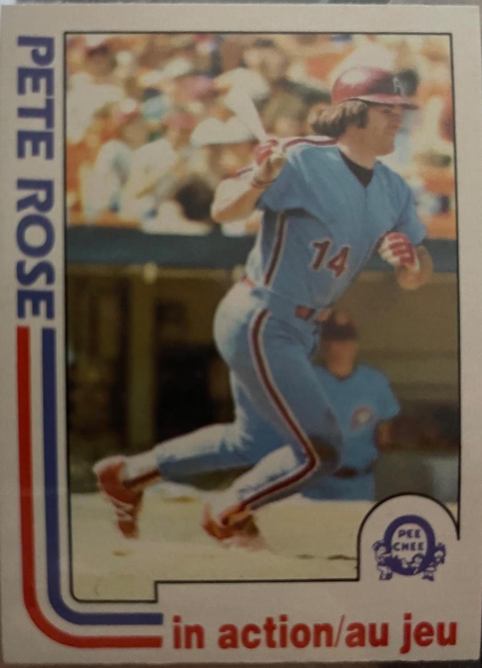 Pete Rose #24 Baseball Cards 1982 O Pee Chee