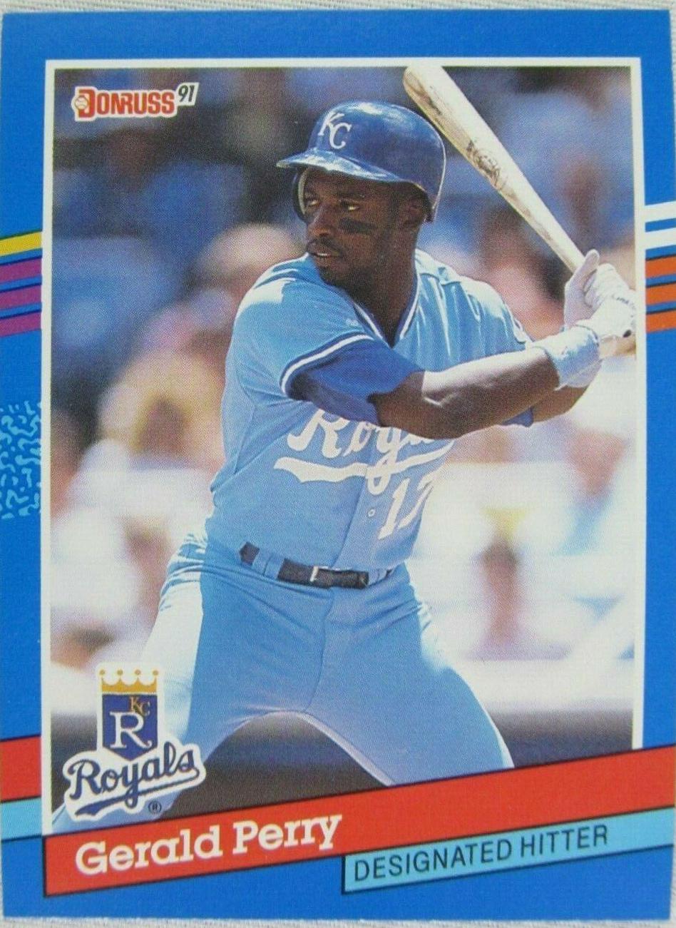 Gerald Perry #130 Baseball Cards 1991 Donruss