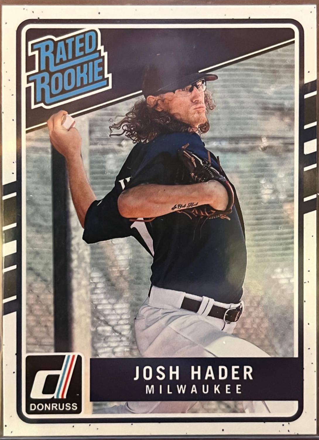 Josh Hader #230 Baseball Cards 2017 Panini Donruss