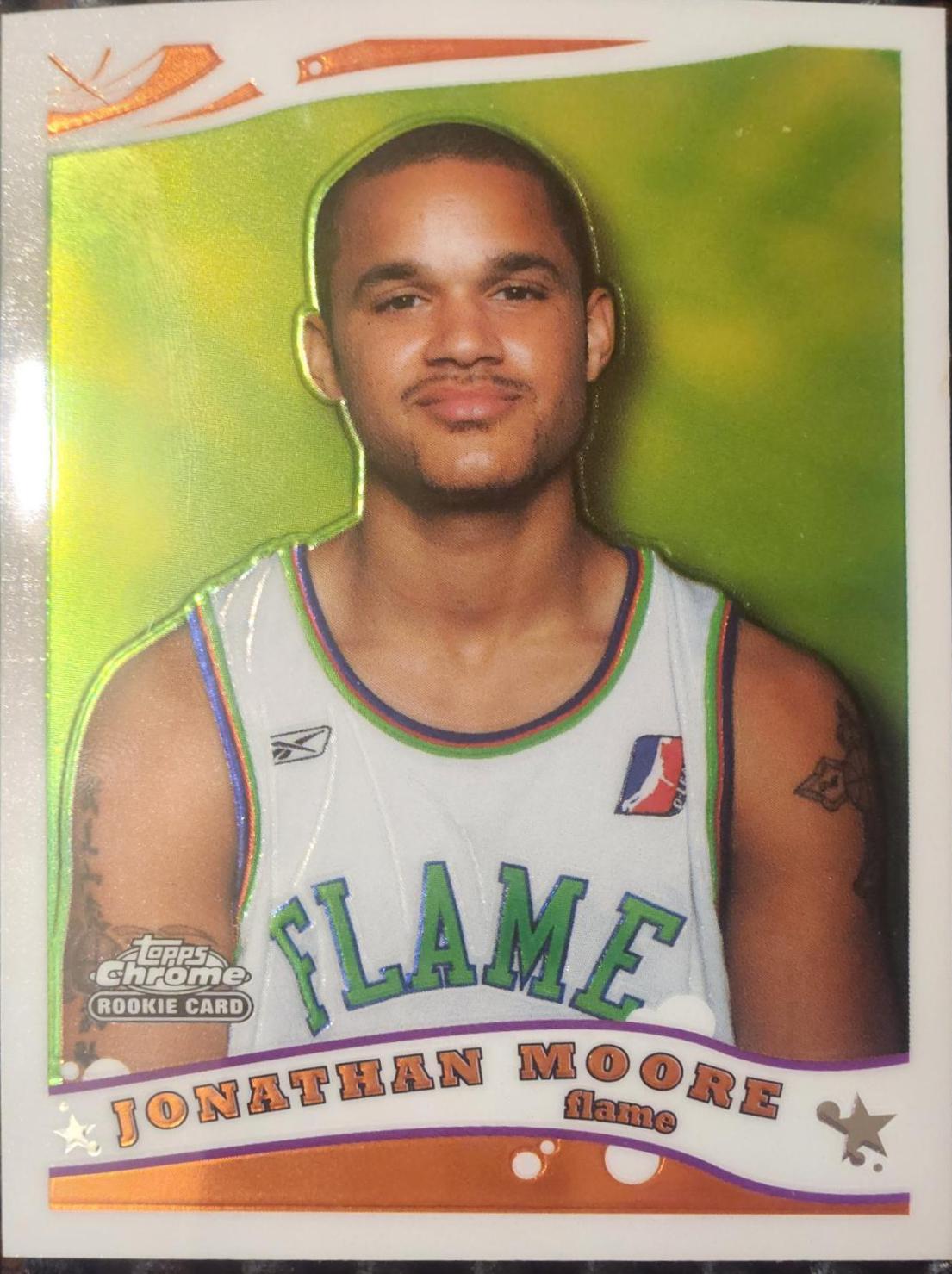 Jonathan Moore #274 Basketball Cards 2005 Topps Chrome