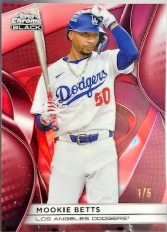 Mookie Betts [Red Lava Refractor] #128