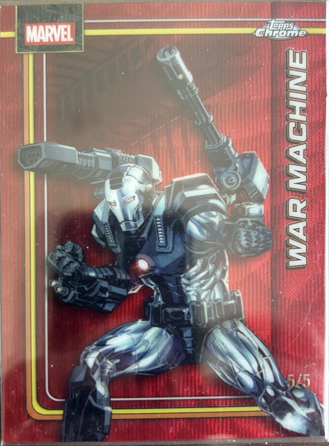 War Machine Red Wave Refractor