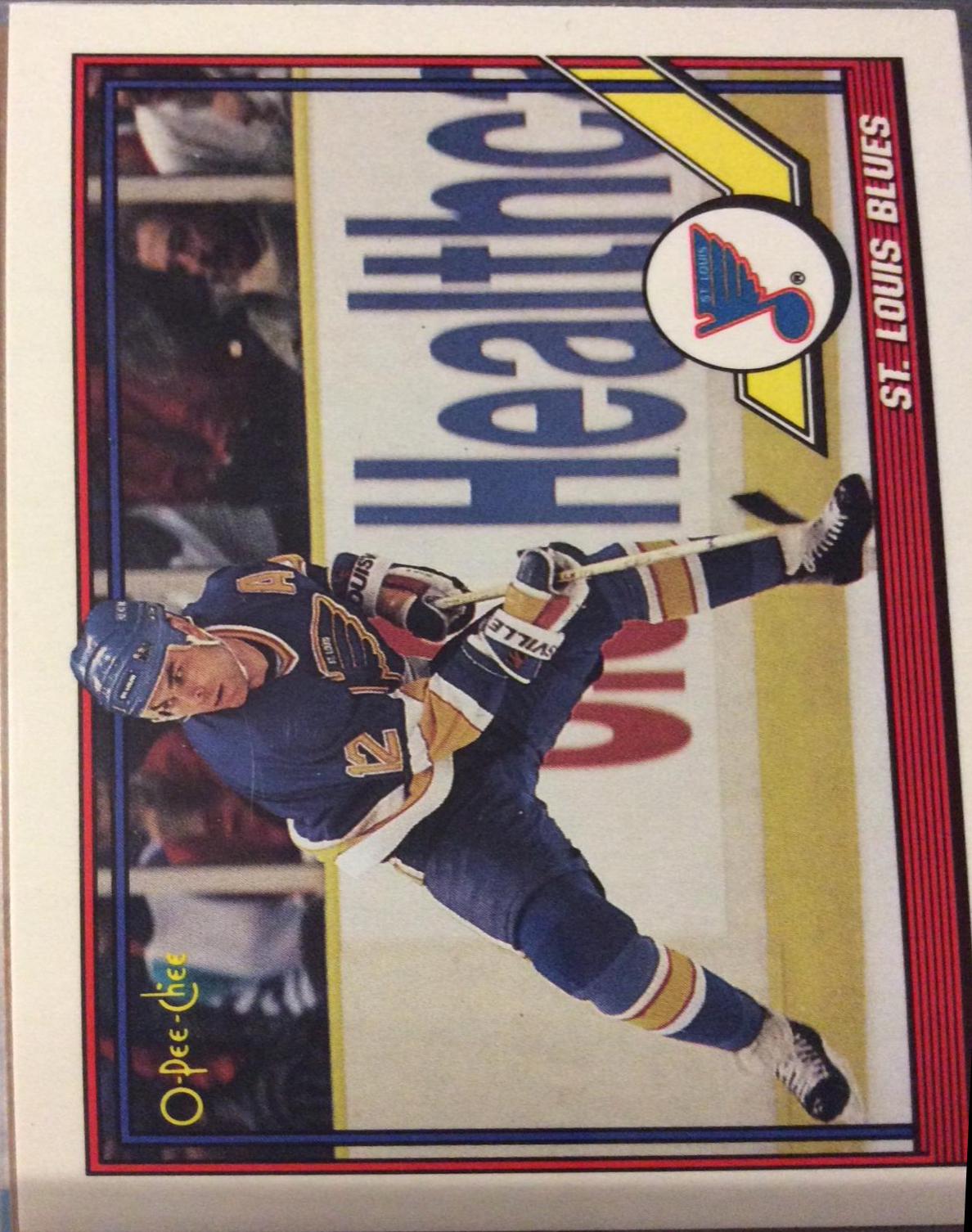 St. Louis Blues #347 Hockey Cards 1991 O-Pee-Chee