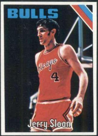 Jerry Sloan #9 Basketball Cards 1975 Topps